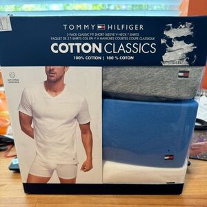 Tommy Hilfiger Men's Cotton Classics Underwear - Gray, Blue, White